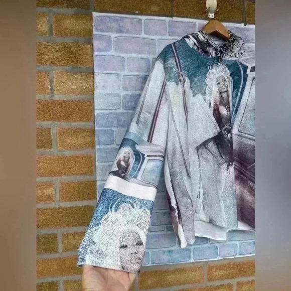 Nicki Minaj Tapestry blend Hoodie size 2x - Picture 4 of 12